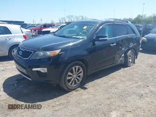 2012 Kia Sorento SX with VIN 5XYKW4A23CG230547, listed as a IAAI auction lot 41961371 with 203,450 mi miles. Bid and sale history available at carsss.com. Image 2.