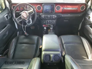 2022 Jeep Gladiator Rubicon with VIN 1C6JJTBG6NL142413, listed as a Copart auction lot 86098244 with 20,750 mi miles and Salvage title. Bid and sale history available at DreamBid. Image 8.