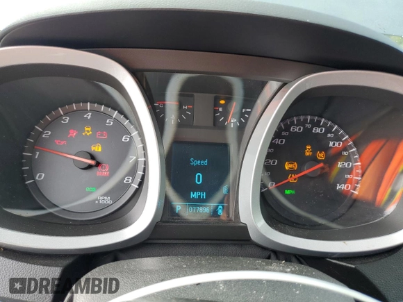 2011 Chevrolet Equinox LTZ with VIN 2CNFLGEC2B6268728, listed as a Copart auction lot 73641084 with 77,896 mi miles and Salvage Title. Bid and sale history available at carsss.com. Image 9.