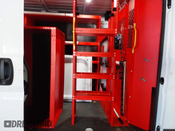2023 Ram ProMaster Cargo with VIN 3C6LRVAG5PE571164, listed as a IAAI auction lot 41202787 with 5,503 mi miles and . Bid and sale history available at DreamBid. Image 8.