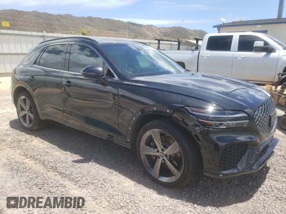 2022 Genesis GV70 Sport with VIN KMUMCDTC5NU036592, listed as a Copart auction lot 57786223 with 17,158 mi miles and Non repairable. Bid and sale history available at DreamBid. Image 4.
