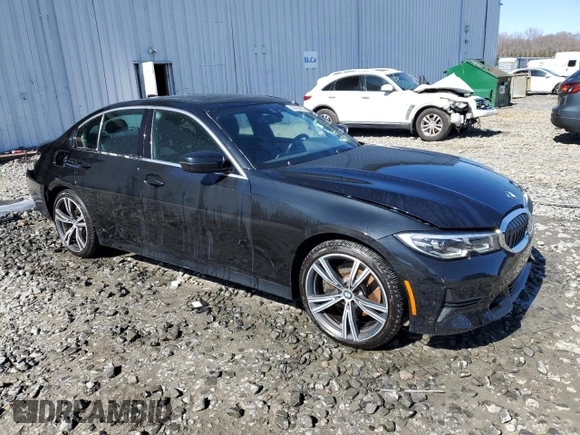 2020 BMW 3 Series 330i xDrive with VIN 3MW5R7J06L8B31086, listed as a Copart auction lot 50706325 with 42,734 mi miles and Salvage Title. Bid and sale history available at carsss.com. Image 4.