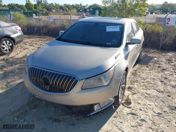2015 Buick LaCrosse Leather with VIN 1G4GB5G38FF208621, listed as a IAAI auction lot 41828107 with 300,883 mi miles. Bid and sale history available at carsss.com. Image 2.