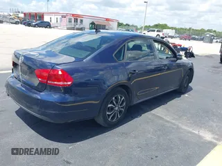 2014 Volkswagen Passat S with VIN 1VWAP7A30EC025369, listed as a IAAI auction lot 42525534 with 169,000 mi miles and . Bid and sale history available at DreamBid. Image 4.