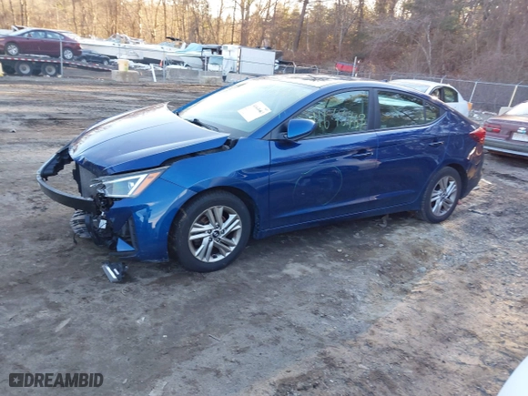 2020 Hyundai Elantra SEL with VIN 5NPD84LF2LH558487, listed as a IAAI auction lot 41640463 with 86,878 mi miles. Bid and sale history available at carsss.com. Image 17.