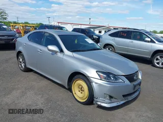 2007 Lexus IS 250 z VIN JTHCK262575008747, wystawiony jako IAAI lot #42307812 z przebiegiem 190 705 mil mil oraz . Historia ofert i sprzedaży dostępna na DreamBid. Obrazek 1.