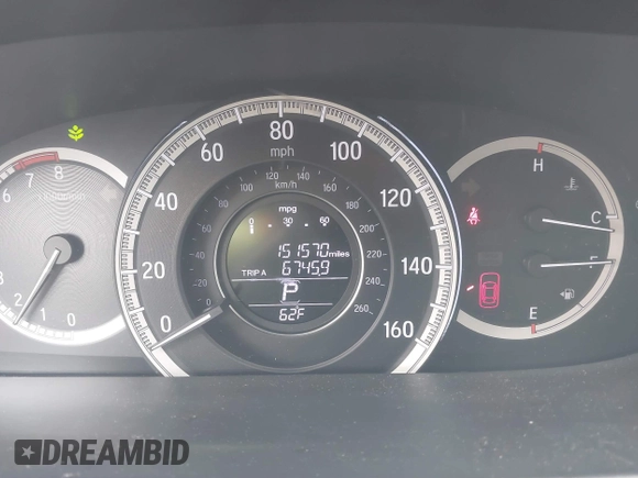 2016 Honda Accord Sedan LX with VIN 1HGCR2F31GA002958, listed as a IAAI auction lot 41907751 with 151,570 mi miles. Bid and sale history available at carsss.com. Image 7.