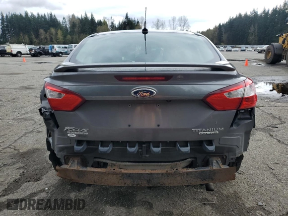 2013 Ford Focus Titanium with VIN 1FADP3J23DL209175, listed as a Copart auction lot 51594075 with 92,531 mi miles and Salvage Title. Bid and sale history available at carsss.com. Image 6.