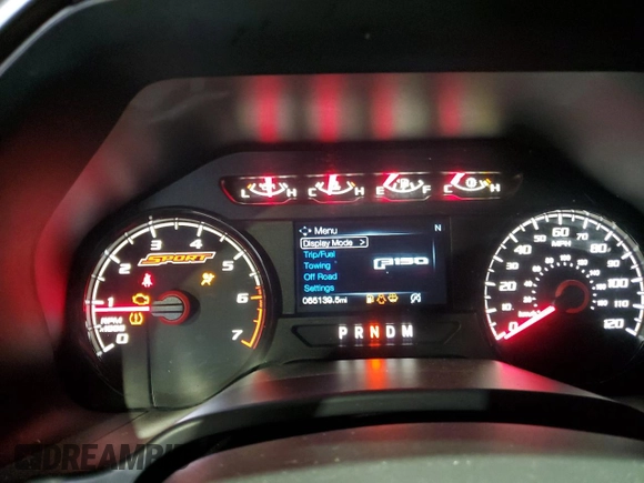 2019 Ford F-150 XL with VIN 1FTEW1E51KFA26847, listed as a Copart auction lot 57114385 with 65,139 mi miles and Clean title. Bid and sale history available at DreamBid. Image 9.