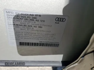 2016 Audi Q5 Premium with VIN WA1C2AFP4GA022504, listed as a Copart auction lot 82591004 with 66,083 mi miles and Salvage Title. Bid and sale history available at carsss.com. Image 12.