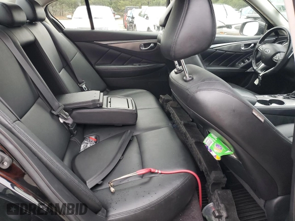 2017 Infiniti Q50 3.0t Sport with VIN JN1EV7ARXHM830246, listed as a Copart auction lot 85226954 with 0 mi miles and Salvage Title. Bid and sale history available at carsss.com. Image 11.
