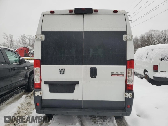 2017 Ram ProMaster Cargo with VIN 3C6TRVDG9HE517606, listed as a Copart auction lot 45267115 with 64,708 mi miles and Clean Title. Bid and sale history available at carsss.com. Image 6.