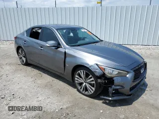 2019 Infiniti Q50 Luxe z VIN JN1EV7AR7KM592198, wystawiony jako Copart lot #59675934 z przebiegiem 97 104 mil mil oraz Czysty tytuł • Clean title. Historia ofert i sprzedaży dostępna na DreamBid. Obrazek 4.