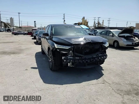 2023 Acura MDX Technology with VIN 5J8YD9H45PL002520, listed as a Copart auction lot 51916355 with 28,040 mi miles and Salvage title. Bid and sale history available at DreamBid. Image 12.