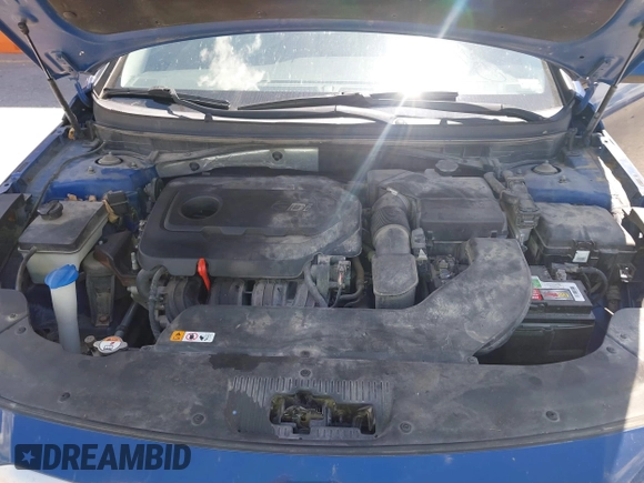 2015 Hyundai Sonata 2.4L SE with VIN 5NPE24AF0FH124081, listed as a IAAI auction lot 42187407 with 166,910 mi miles. Bid and sale history available at carsss.com. Image 10.