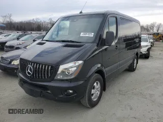 2017 Mercedes-Benz Sprinter with VIN 8BRPE7CD8HE132332, listed as a Copart auction lot 43087025 with 124,435 mi miles and Salvage Title. Bid and sale history available at DreamBid. Image 1.