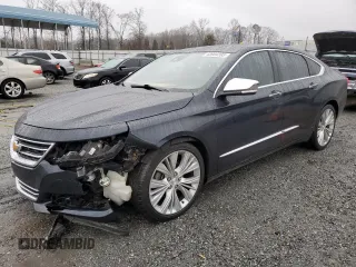 2014 Chevrolet Impala LTZ with VIN 2G1155S38E9142080, listed as a Copart auction lot 43984395 with 169,181 mi miles and Salvage Title. Bid and sale history available at DreamBid. Image 1.