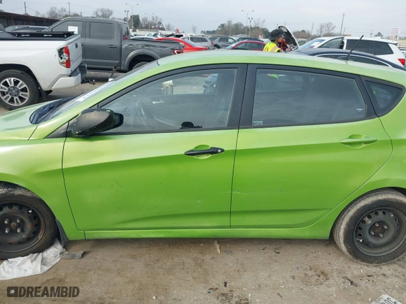 2014 Hyundai Accent GS with VIN KMHCT5AE8EU164507, listed as a IAAI auction lot 41540324 with 216,144 mi miles. Bid and sale history available at carsss.com. Image 14.