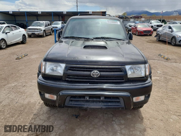 2000 Toyota 4Runner SR5 with VIN JT3GN86R3Y0165819, listed as a Copart auction lot 55348895 with 215,740 mi miles and Clean Title. Bid and sale history available at DreamBid. Image 5.
