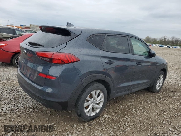 2019 Hyundai Tucson SE with VIN KM8J23A44KU979353, listed as a Copart auction lot 54005325 with 29,414 mi miles and Salvage Title. Bid and sale history available at carsss.com. Image 3.