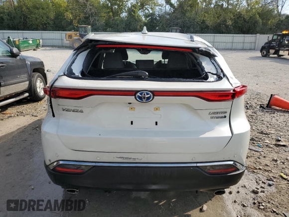 2022 Toyota Venza LE with VIN JTEAAAAH1NJ092647, listed as a Copart auction lot 71188904 with 17,386 mi miles and Salvage Title. Bid and sale history available at carsss.com. Image 6.