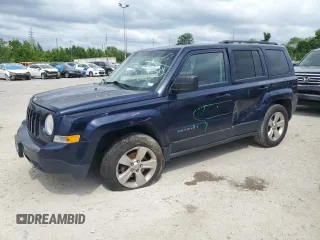 2013 Jeep Patriot Latitude with VIN 1C4NJPFA5DD122251, listed as a Copart auction lot 54548214 with 143,432 mi miles and Salvage Title. Bid and sale history available at carsss.com. Image 1.