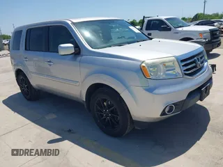 2013 Honda Pilot EX-L with VIN 5FNYF4H63DB020459, listed as a IAAI auction lot 41982337 with 143,677 mi miles and . Bid and sale history available at DreamBid. Image 1.
