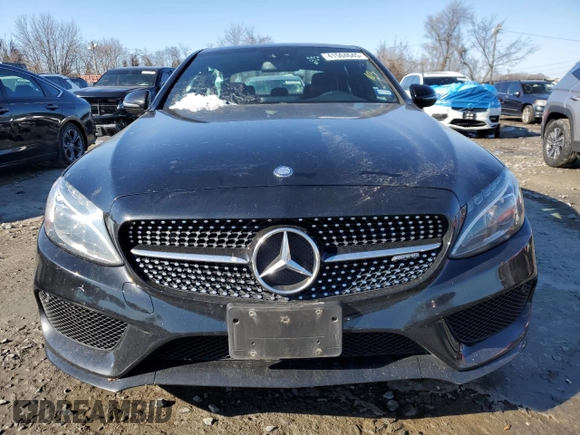 2017 Mercedes-Benz C 43 AMG with VIN 55SWF6EBXHU195218, listed as a Copart auction lot 41504645 with 97,108 mi miles and Salvage Title. Bid and sale history available at DreamBid. Image 5.