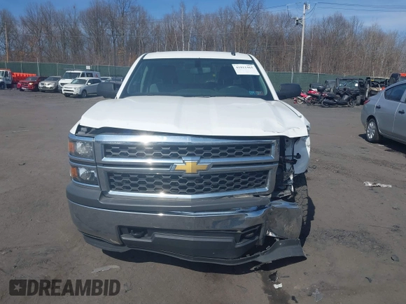 2014 Chevrolet Silverado 1500 Work Truck with VIN 1GCVKPEHXEZ294663, listed as a IAAI auction lot 41811465 with 124,587 mi miles and . Bid and sale history available at DreamBid. Image 6.