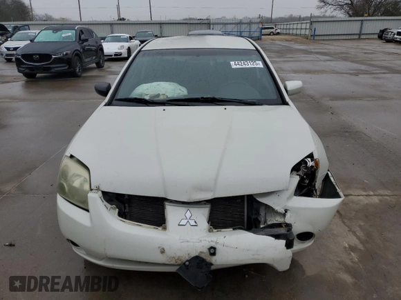 2004 Mitsubishi Galant ES z VIN 4A3AB36F34E112504, wystawiony jako Copart lot #44243125 z przebiegiem Nie podano mil oraz Szkoda całkowita • Salvage title. Historia ofert i sprzedaży dostępna na DreamBid. Obrazek 5.