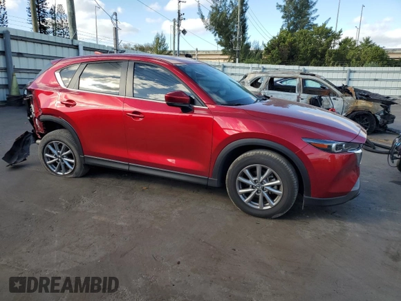 2023 Mazda CX-5 2.5 S with VIN JM3KFBAM4P0225995, listed as a Copart auction lot 88221905 with 16,543 mi miles and Salvage Title. Bid and sale history available at carsss.com. Image 4.