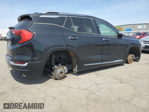 2018 GMC Terrain Denali with VIN 3GKALSEX4JL139683, listed as a Copart auction lot 45716375 with 37,285 mi miles and Clean Title. Bid and sale history available at DreamBid. Image 3.