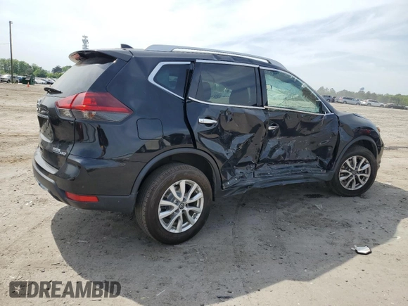 2019 Nissan Rogue SL with VIN 5N1AT2MV2KC841196, listed as a Copart auction lot 54539815 with 70,812 mi miles and Salvage Title. Bid and sale history available at carsss.com. Image 3.