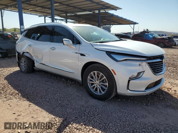 2023 Buick Enclave Essence with VIN 5GAEVAKW9PJ164111, listed as a Copart auction lot 48580865 with 15,172 mi miles and Salvage Title. Bid and sale history available at carsss.com. Image 4.