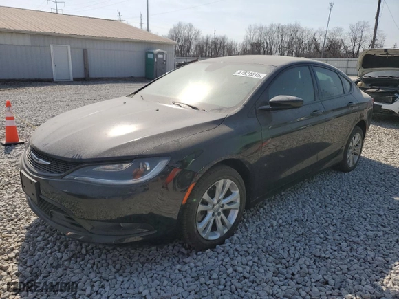 2015 Chrysler 200 S with VIN 1C3CCCDG5FN731987, listed as a Copart auction lot 47821015 with 40,540 mi miles and Non Repairable. Bid and sale history available at carsss.com. Image 1.