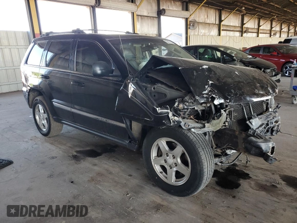 2006 Jeep Grand Cherokee Limited with VIN 1J4HR58286C307106, listed as a Copart auction lot 59401125 with 153,219 mi miles and Salvage title. Bid and sale history available at DreamBid. Image 4.
