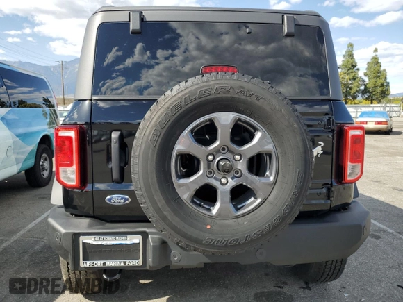 2024 Ford Bronco Big Bend с VIN 1FMDE7AH3RLB46917, выставлен на аукционе Copart как лот 52146385 с пробегом 792 миль миль и Списание • Salvage title. История ставок и продаж доступна на DreamBid. Изображение 6.