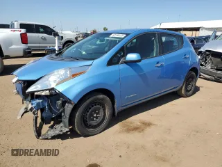 2014 Nissan LEAF SV with VIN 1N4AZ0CP0EC332910, listed as a Copart auction lot 60184035 with 86,625 mi miles and Clean title. Bid and sale history available at DreamBid. Image 1.