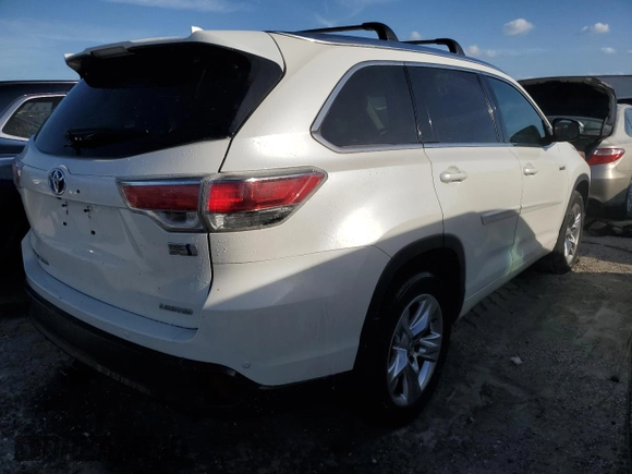 2014 Toyota Highlander Limited with VIN 5TDDCRFH8ES006417, listed as a Copart auction lot 76174294 with 117,478 mi miles and Non repairable. Bid and sale history available at DreamBid. Image 3.