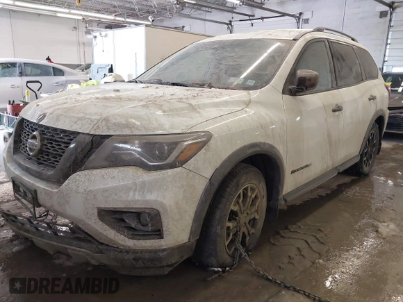 2019 Nissan Pathfinder S with VIN 5N1DR2MM9KC647851, listed as a IAAI auction lot 41289955 with 77,346 mi miles and . Bid and sale history available at DreamBid. Image 17.