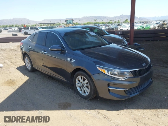 2017 Kia Optima LX with VIN KNAGT4L31H5149628, listed as a IAAI auction lot 42630216 with 102,329 mi miles and . Bid and sale history available at DreamBid. Image 1.