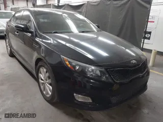 2015 Kia Optima EX with VIN 5XXGN4A75FG382908, listed as a IAAI auction lot 41993509 with 145,273 mi miles. Bid and sale history available at carsss.com. Image 1.