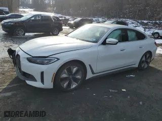 2024 BMW i4 eDrive40 with VIN WBY73AW00RFR48393, listed as a Copart auction lot 88605165 with 24,659 mi miles and Salvage Title. Bid and sale history available at carsss.com. Image 1.