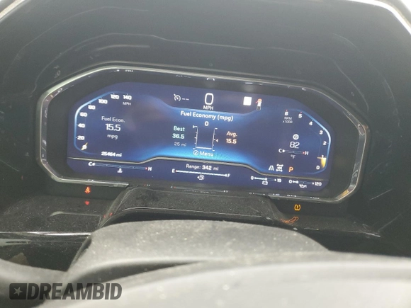 2022 Chevrolet Silverado 1500 LT with VIN 1GCUDDETXNZ502601, listed as a Copart auction lot 72182734 with 25,464 mi miles and Salvage Title. Bid and sale history available at DreamBid. Image 9.