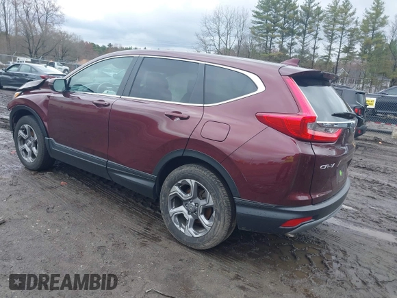 2019 Honda CR-V EX-L with VIN 2HKRW2H87KH620880, listed as a IAAI auction lot 41979258 with 108,783 mi miles. Bid and sale history available at carsss.com. Image 3.