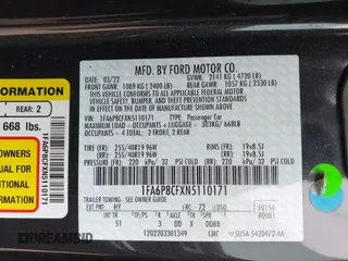 2022 Ford Mustang GT with VIN 1FA6P8CFXN5110171, listed as a IAAI auction lot 41690206 with 20,989 mi miles and . Bid and sale history available at DreamBid. Image 9.