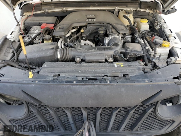 2018 Jeep Wrangler Unlimited Sport S with VIN 1C4HJXDGXJW130690, listed as a Copart auction lot 46921725 with 107,616 mi miles and Salvage title. Bid and sale history available at DreamBid. Image 13.