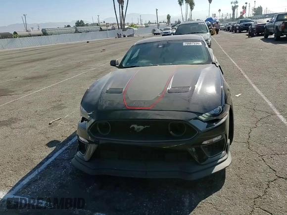 2021 Ford Mustang Mach 1 with VIN 1FA6P8R09M5553543, listed as a Copart auction lot 70887534 with 32,439 mi miles and Salvage Title. Bid and sale history available at carsss.com. Image 13.