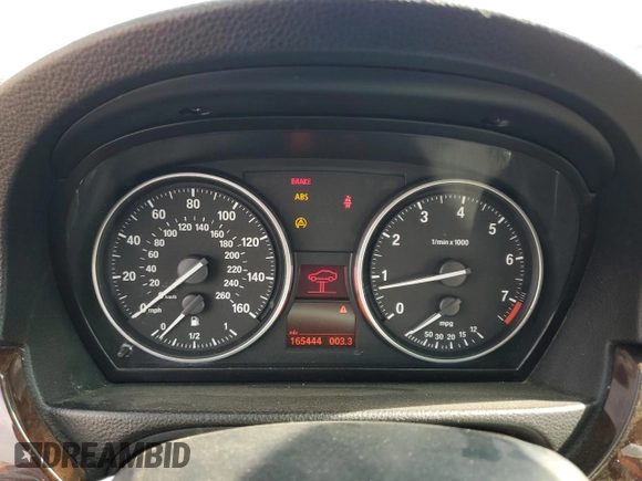 2011 BMW 3 Series 328i with VIN WBAPH7C53BE126265, listed as a Copart auction lot 64066425 with 165,444 mi miles and Salvage title. Bid and sale history available at DreamBid. Image 9.