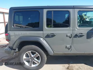 2018 Jeep Wrangler Unlimited Sport S с VIN 1C4HJXDGXJW280475, выставлен на аукционе IAAI как лот 42084746 с пробегом 93 228 миль миль и . История ставок и продаж доступна на DreamBid. Изображение 20.